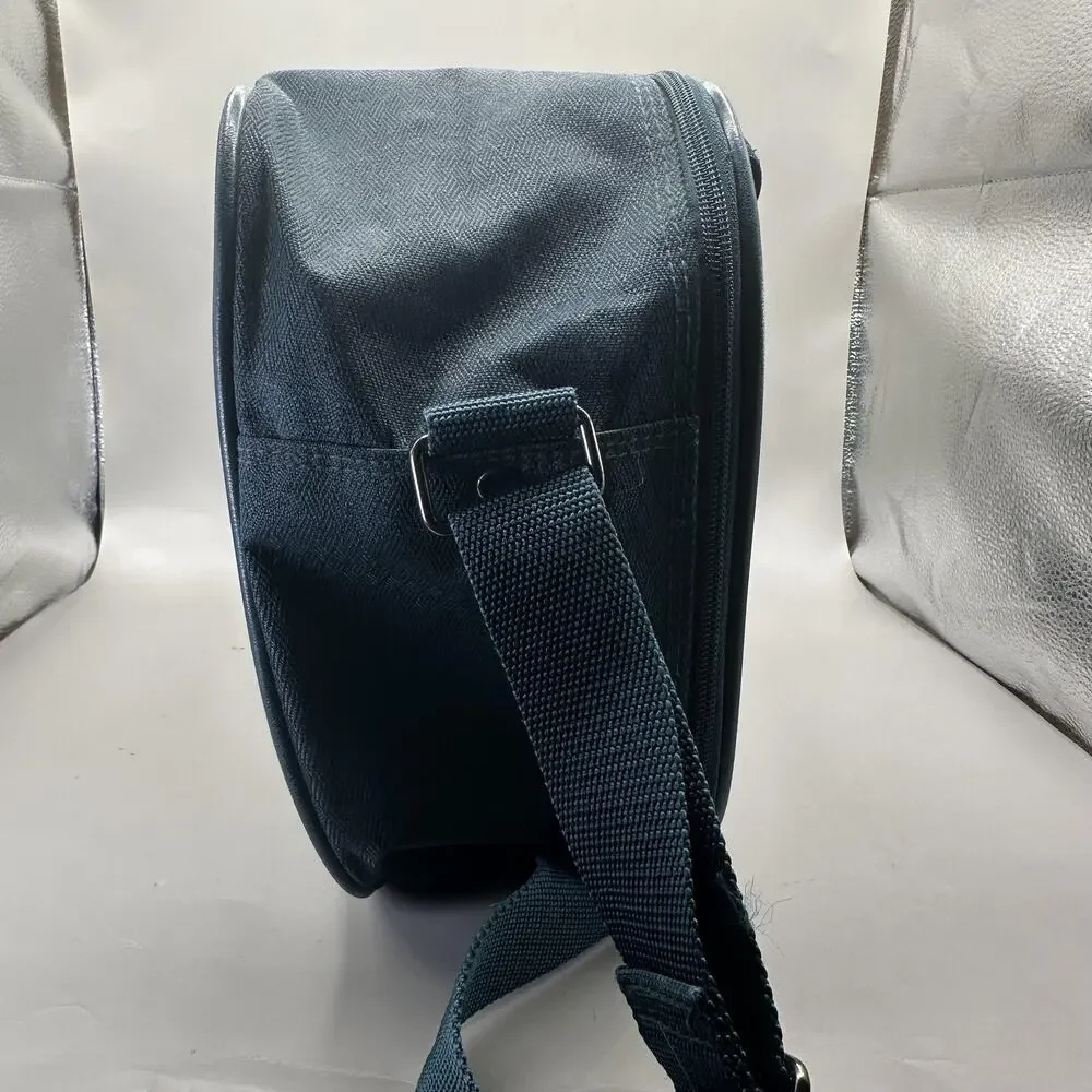 Vintage 80s Samsonite Easy Going II Crossbody Bag Blue Travel Adjustable Strap